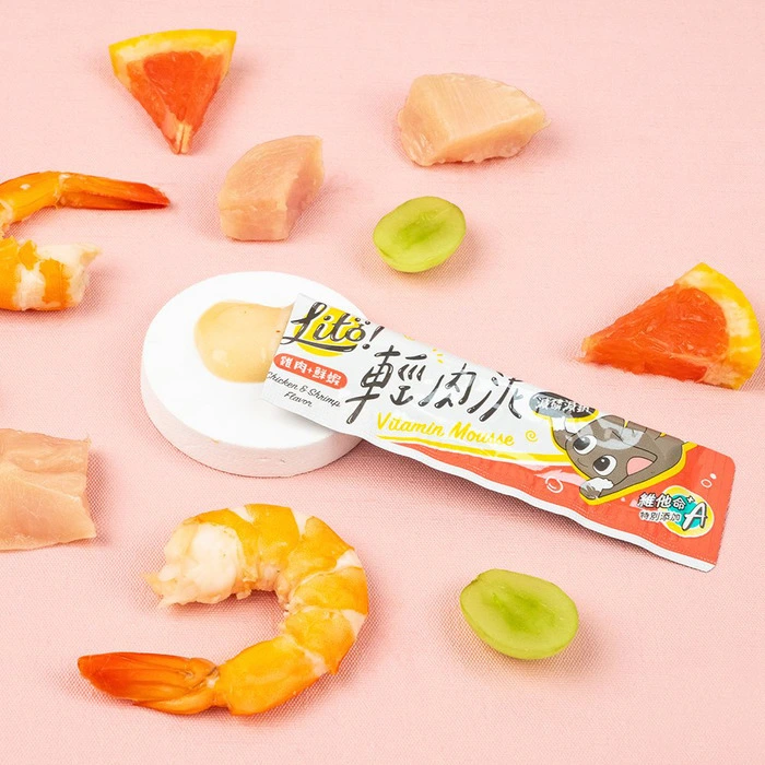 怪獸部落  低磷低鈉輕肉泥 (雞肉+鮮蝦) 10g*4