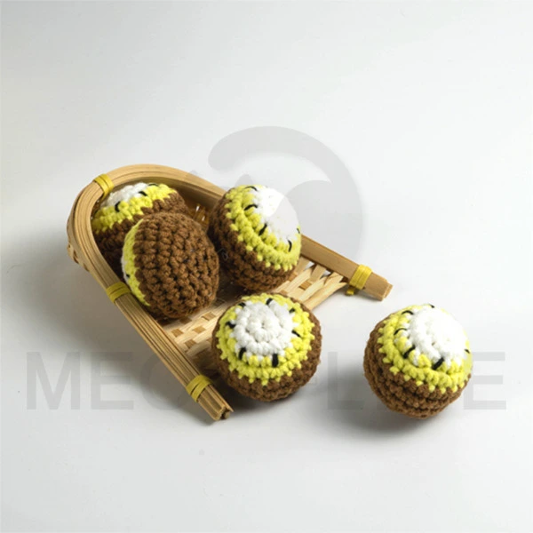 汪喵星球 鉤針水果貓草包 - 奇異果