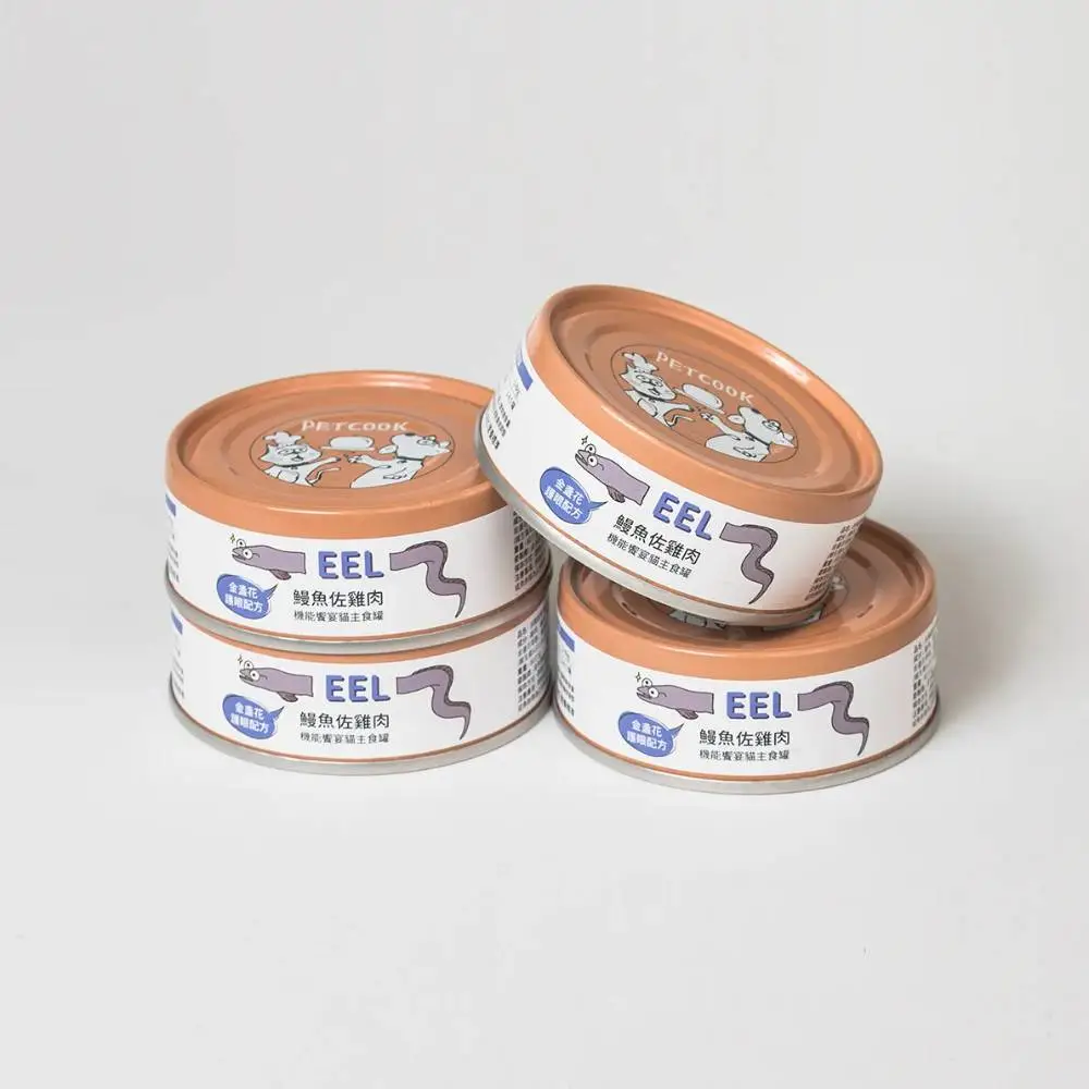 派庫廚房 肉泥主食罐- 鰻魚雞肉(金盞花護眼配方) 80g