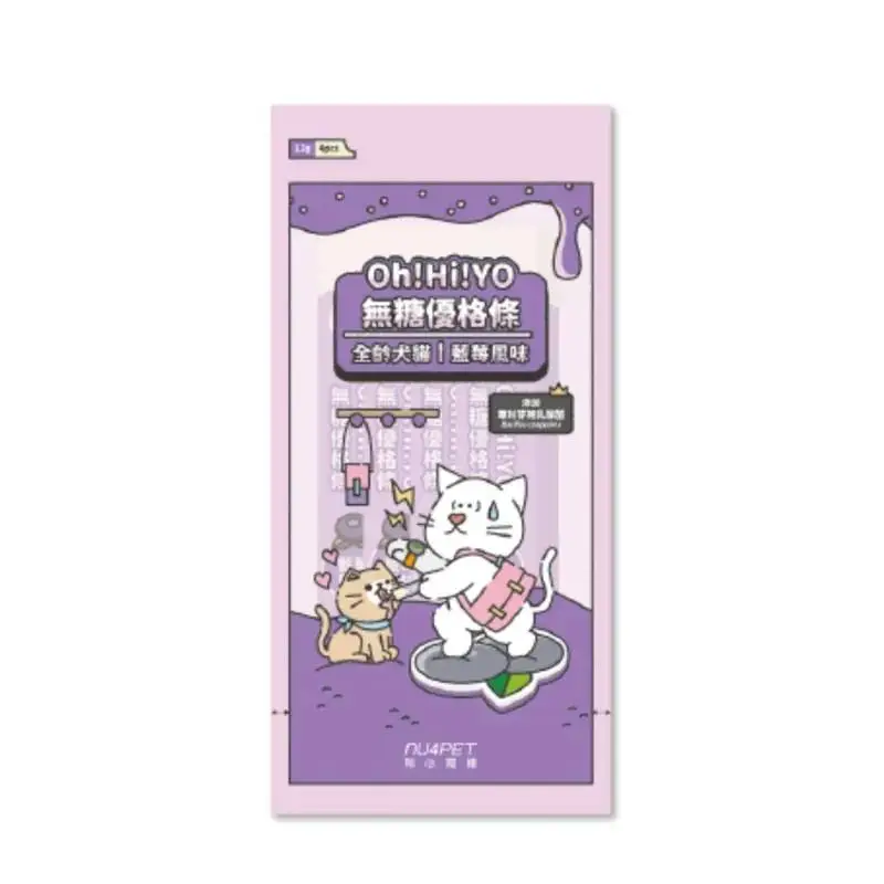 陪心寵糧 無糖優格條 - 藍莓風味 12g *4