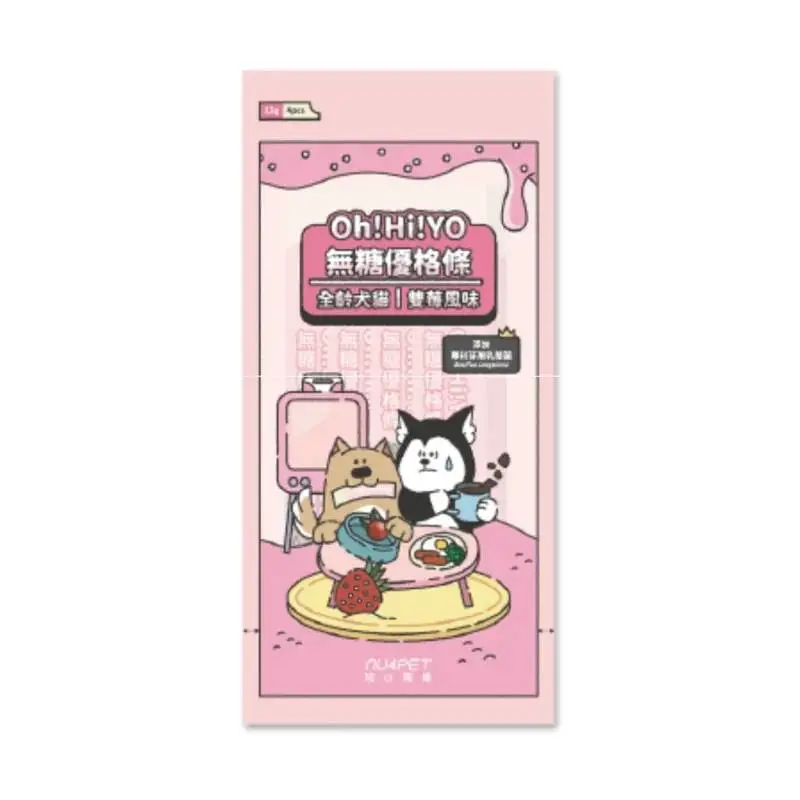 陪心寵糧 無糖優格條 - 雙莓風味 12g *4