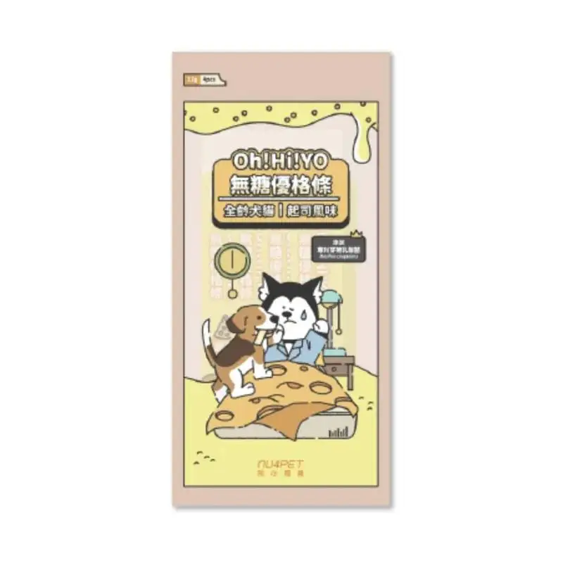 陪心寵糧 無糖優格條 - 芝士風味 12g *4